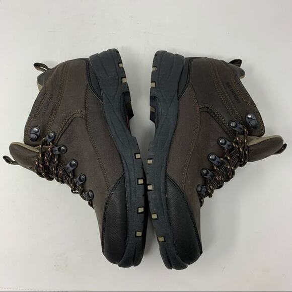 Wrangler Kyson Lace Up Mid Hiking Work Boot Brown Mens Size 9 - Picture 6 of 8